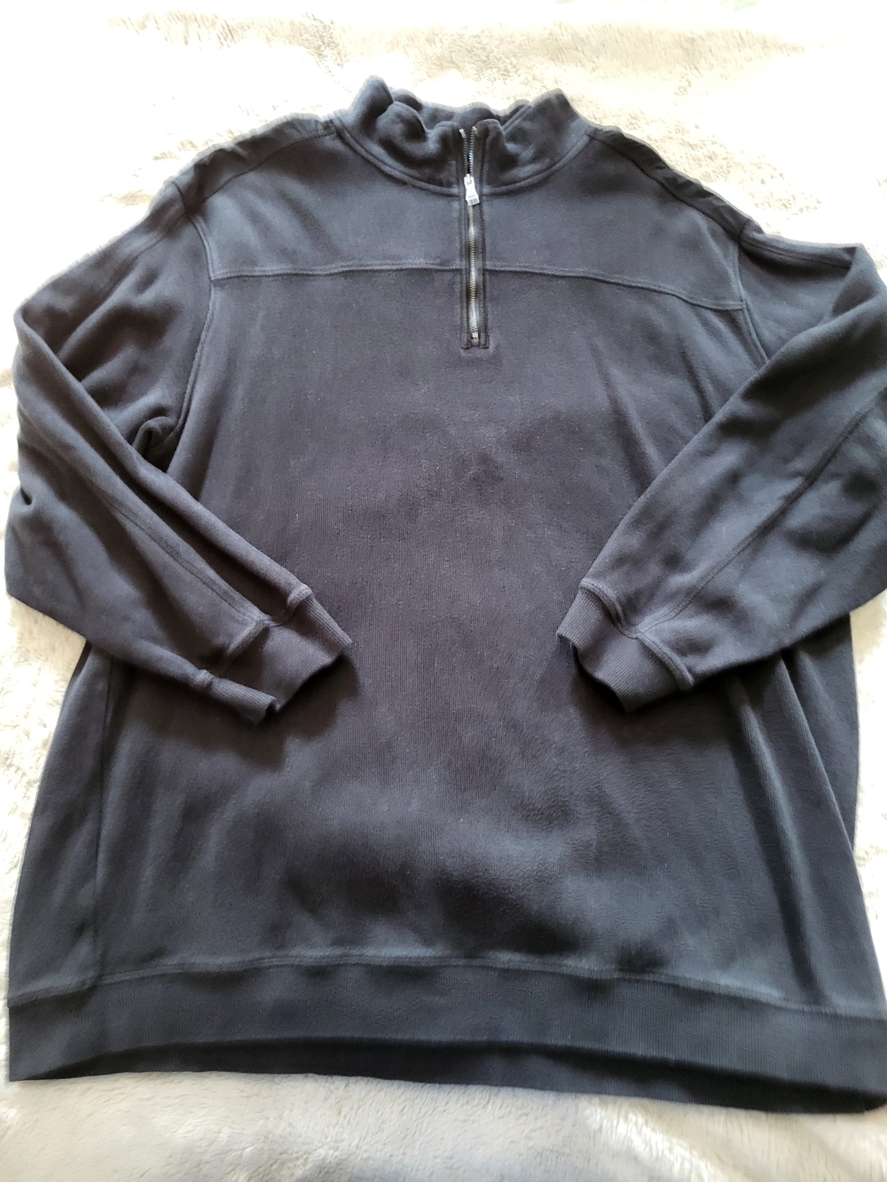 Men's Half-Zip Sweater Pullover - Black